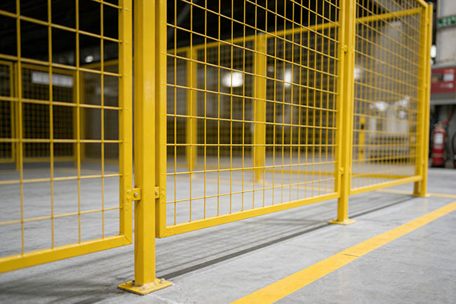 车间隔离网效果图