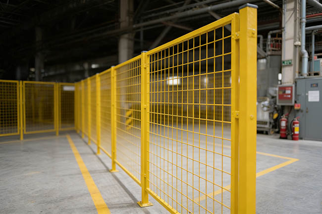 车间隔离网效果图