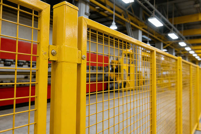 车间隔离网效果图