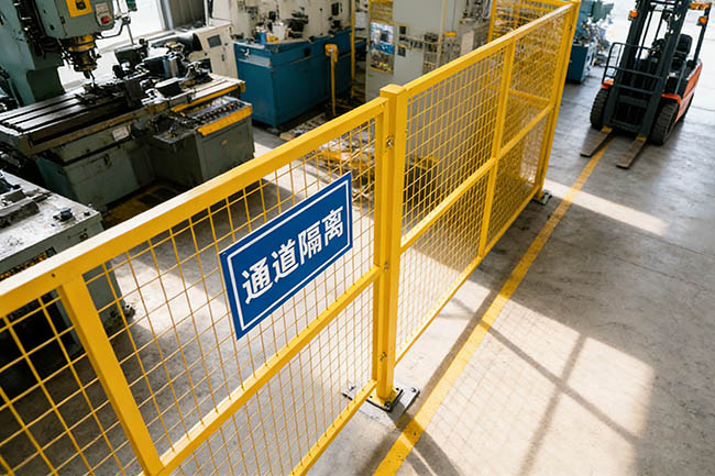 车间隔离网效果图