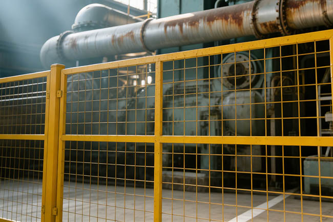 车间隔离网效果图