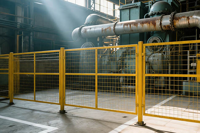 车间隔离网效果图