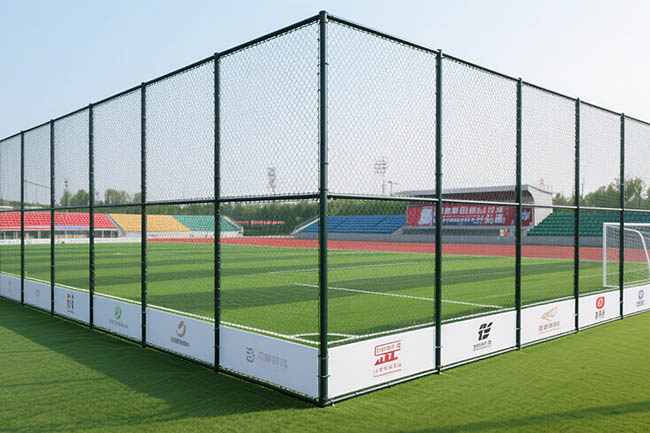 巨人公司球场围网：助力黑龙江某高校篮球场安全焕新