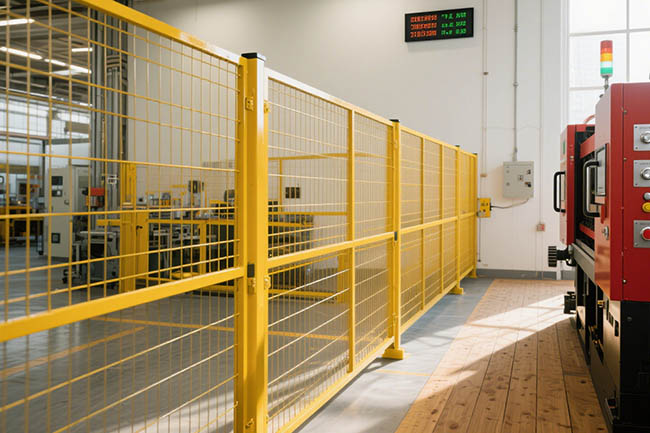 车间隔离网效果图