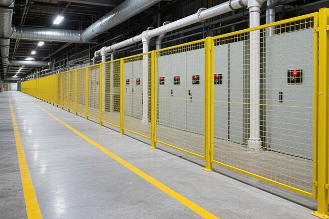 车间隔离网效果图