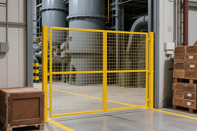 车间隔离网效果图