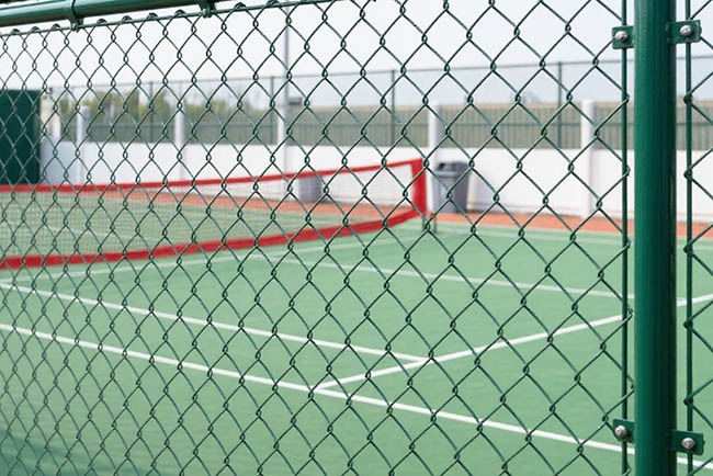 球场围网效果图
